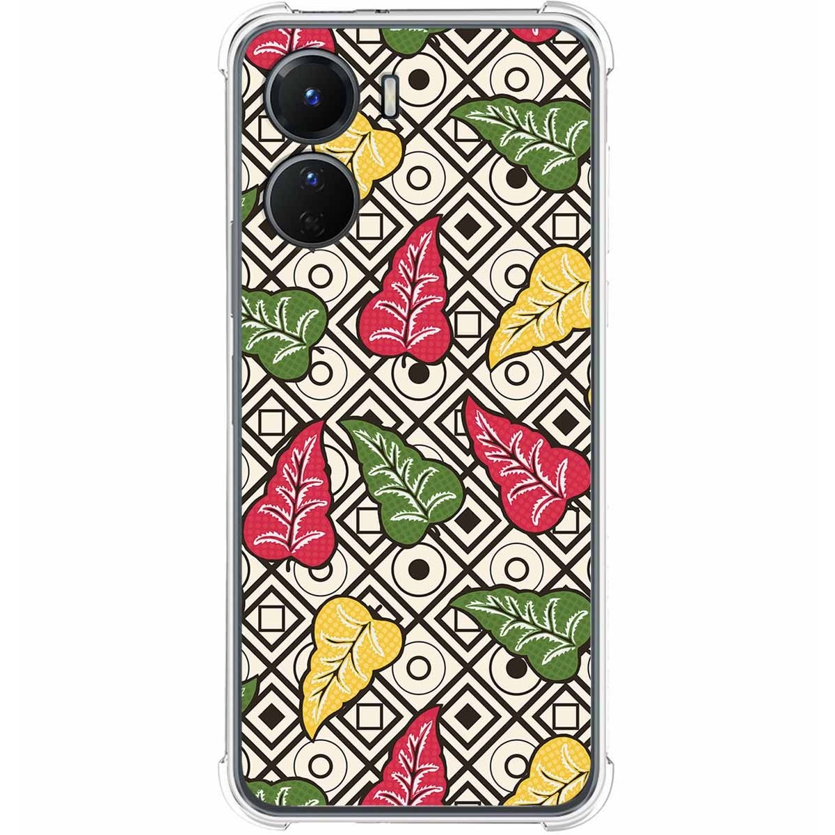 Funda Silicona Antigolpes para Vivo Y16 diseño Flores 11 Dibujos
