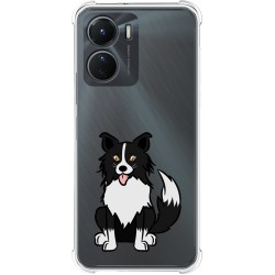 Funda Silicona Antigolpes para Vivo Y16 diseño Perros 01 Dibujos