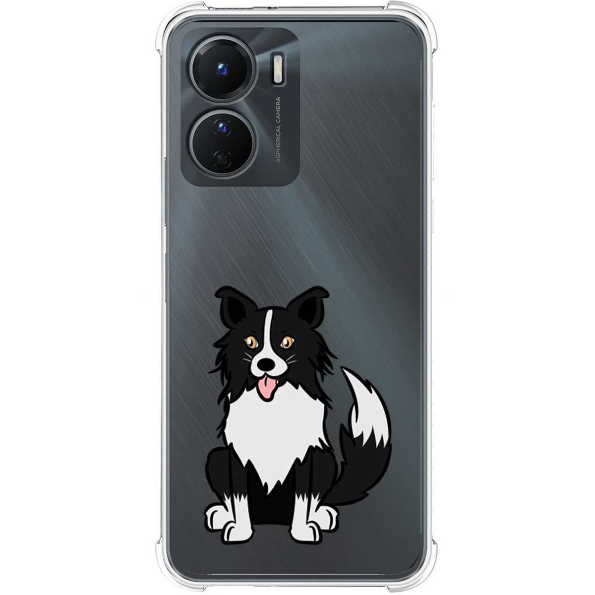 Funda Silicona Antigolpes para Vivo Y16 diseño Perros 01 Dibujos