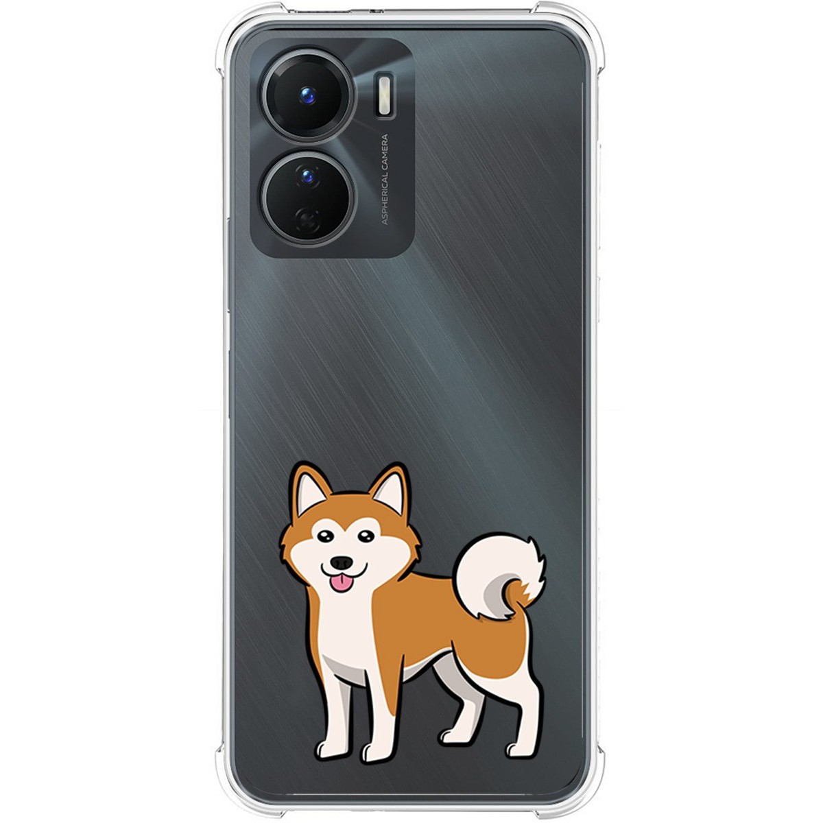 Funda Silicona Antigolpes para Vivo Y16 diseño Perros 02 Dibujos
