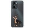 Funda Silicona Antigolpes para Vivo Y16 diseño Perros 05 Dibujos