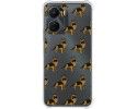 Funda Silicona Antigolpes para Vivo Y16 diseño Perros 09 Dibujos