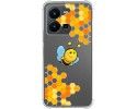 Funda Silicona Antigolpes para Vivo Y35 diseño Abeja Dibujos