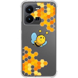 Funda Silicona Antigolpes para Vivo Y35 diseño Abeja Dibujos