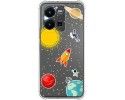 Funda Silicona Antigolpes para Vivo Y35 diseño Espacio Dibujos