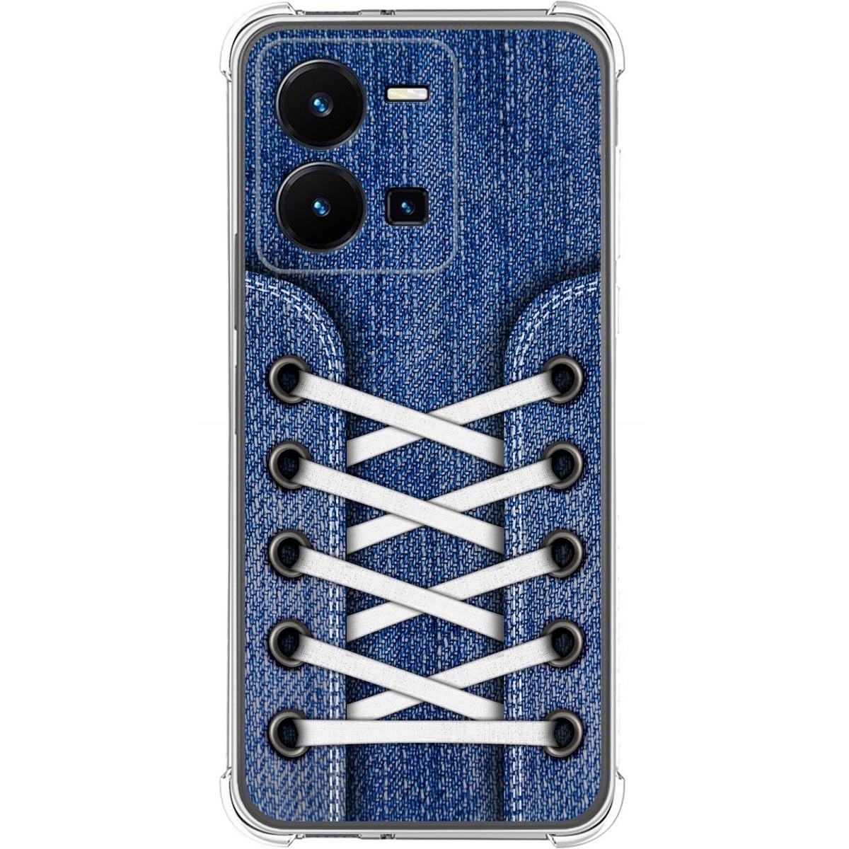 Funda Silicona Antigolpes para Vivo Y35 diseño Zapatillas 01 Dibujos