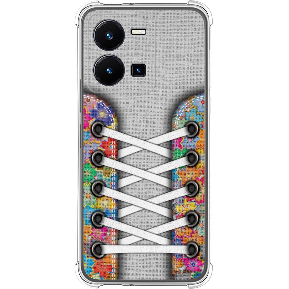 Funda Silicona Antigolpes para Vivo Y35 diseño Zapatillas 04 Dibujos