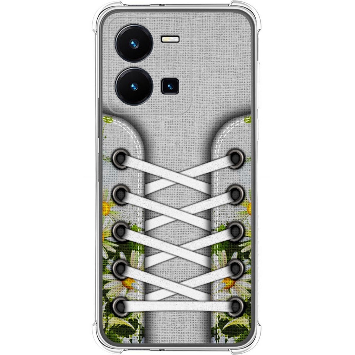 Funda Silicona Antigolpes para Vivo Y35 diseño Zapatillas 08 Dibujos