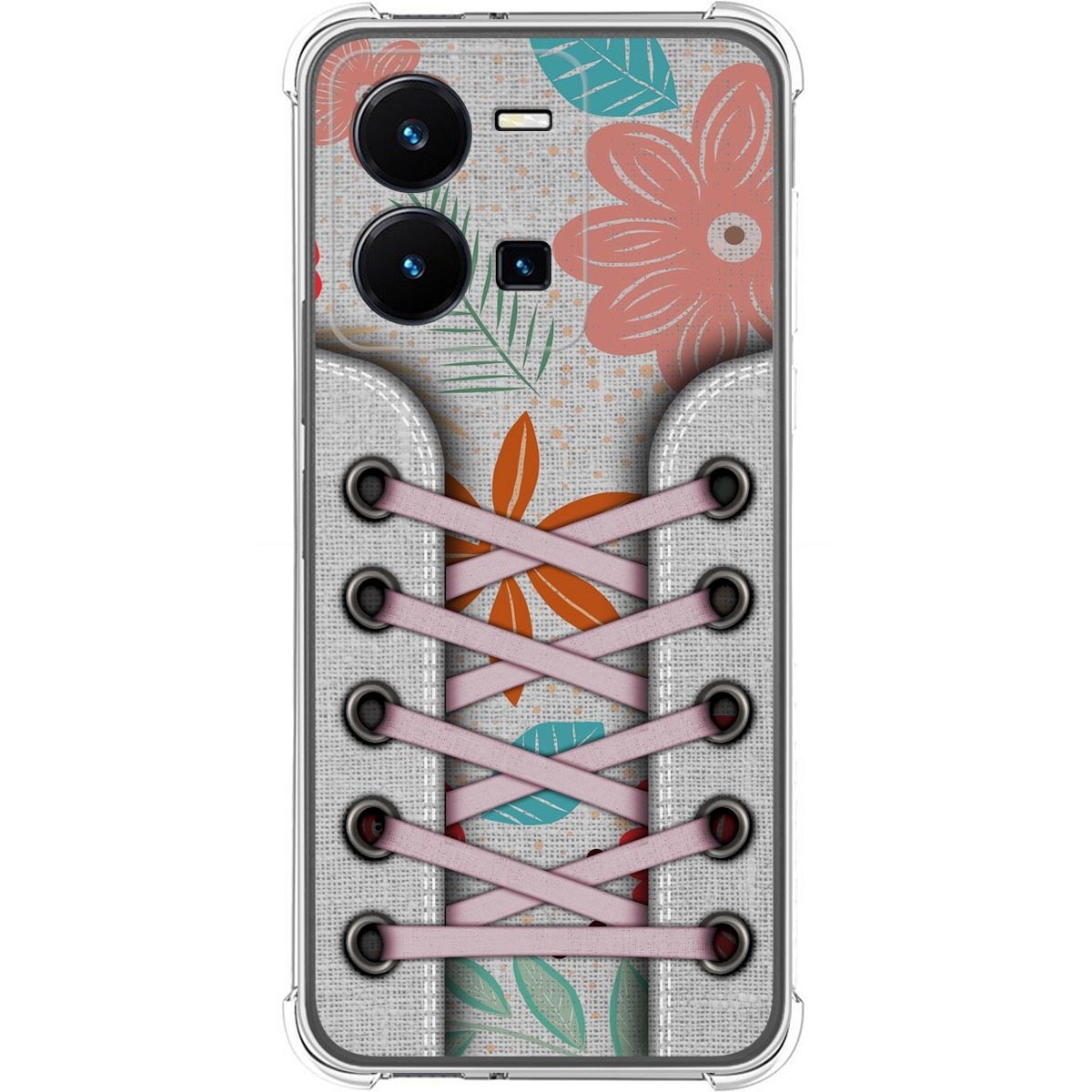 Funda Silicona Antigolpes para Vivo Y35 diseño Zapatillas 09 Dibujos