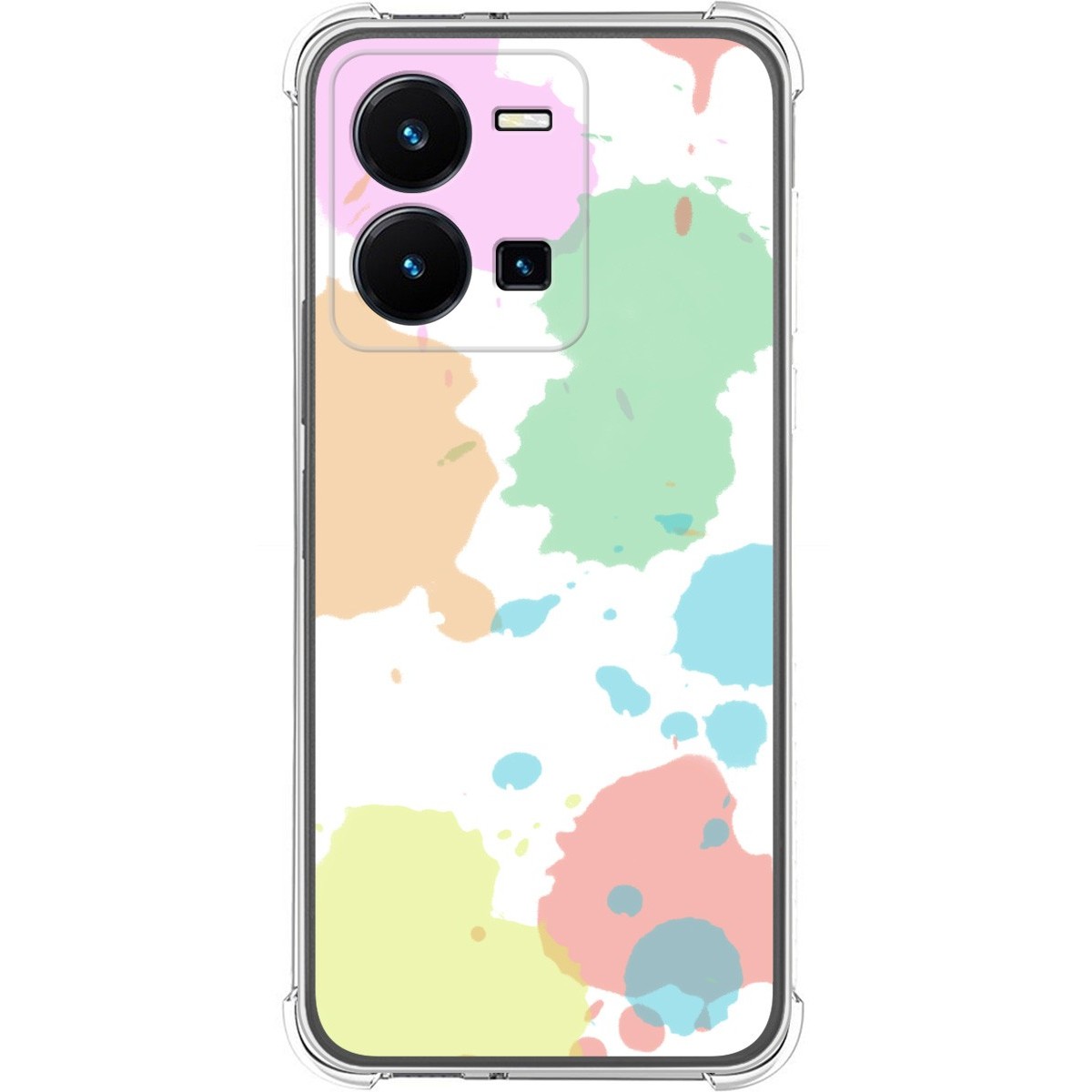 Funda Silicona Antigolpes para Vivo Y35 diseño Acuarela 05 Dibujos