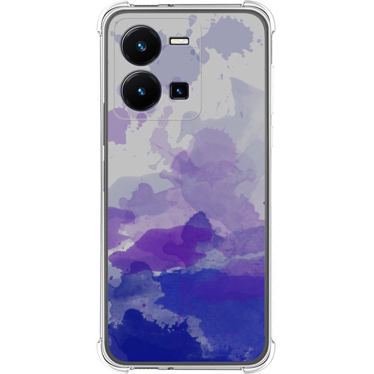 Funda Silicona Antigolpes para Vivo Y35 diseño Acuarela 09 Dibujos