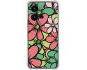 Funda Silicona Antigolpes para Vivo Y35 diseño Flores 02 Dibujos