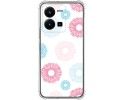 Funda Silicona Antigolpes para Vivo Y35 diseño Flores 06 Dibujos