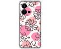 Funda Silicona Antigolpes para Vivo Y35 diseño Flores 09 Dibujos