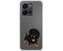 Funda Silicona Antigolpes para Vivo Y35 diseño Perros 04 Dibujos