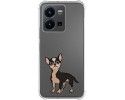 Funda Silicona Antigolpes para Vivo Y35 diseño Perros 05 Dibujos