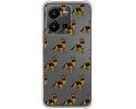 Funda Silicona Antigolpes para Vivo Y35 diseño Perros 09 Dibujos
