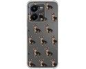 Funda Silicona Antigolpes para Vivo Y35 diseño Perros 11 Dibujos