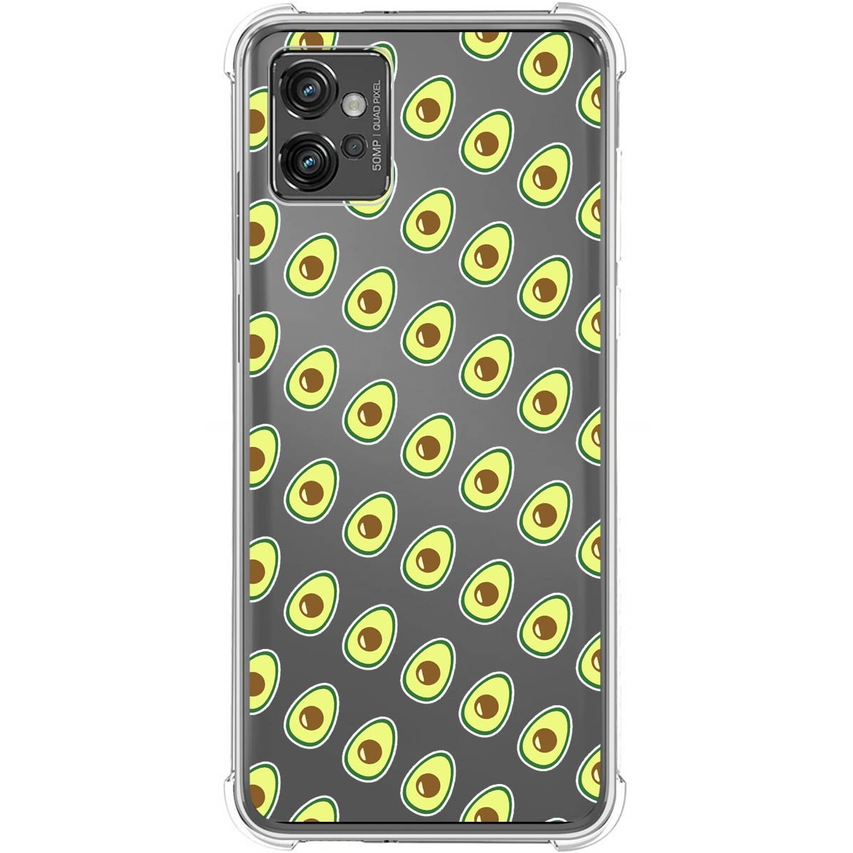Funda Silicona Antigolpes para Motorola Moto G32 diseño Aguacate Dibujos