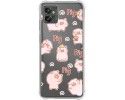 Funda Silicona Antigolpes para Motorola Moto G32 diseño Cerdos Dibujos