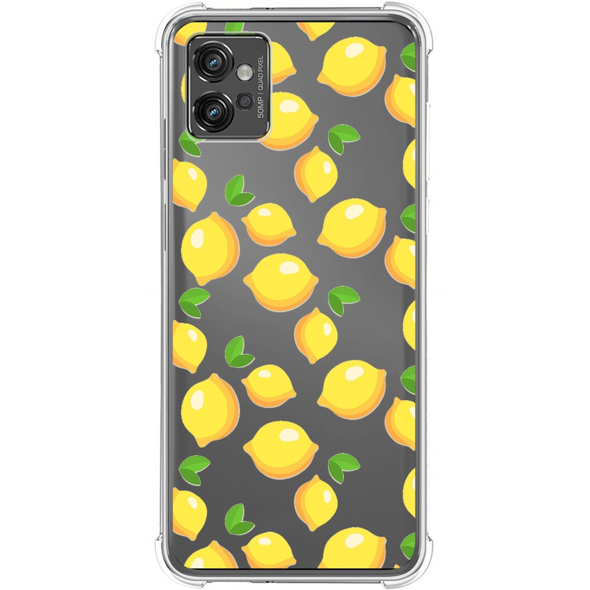 Funda Silicona Antigolpes para Motorola Moto G32 diseño Limones Dibujos