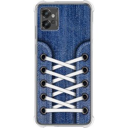 Funda Silicona Antigolpes para Motorola Moto G32 diseño Zapatillas 01 Dibujos