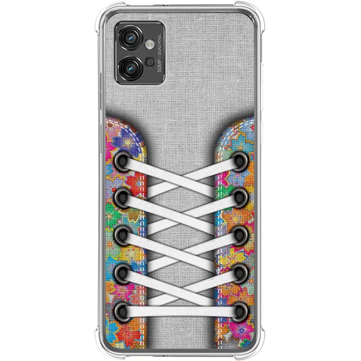 Funda Silicona Antigolpes para Motorola Moto G32 diseño Zapatillas 04 Dibujos