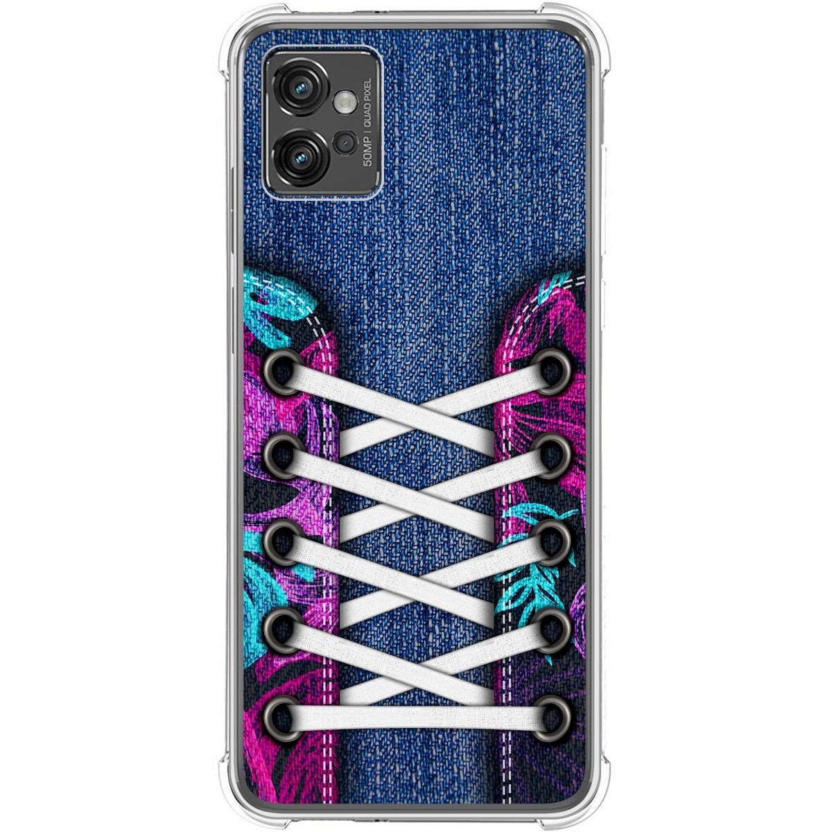 Funda Silicona Antigolpes para Motorola Moto G32 diseño Zapatillas 06 Dibujos