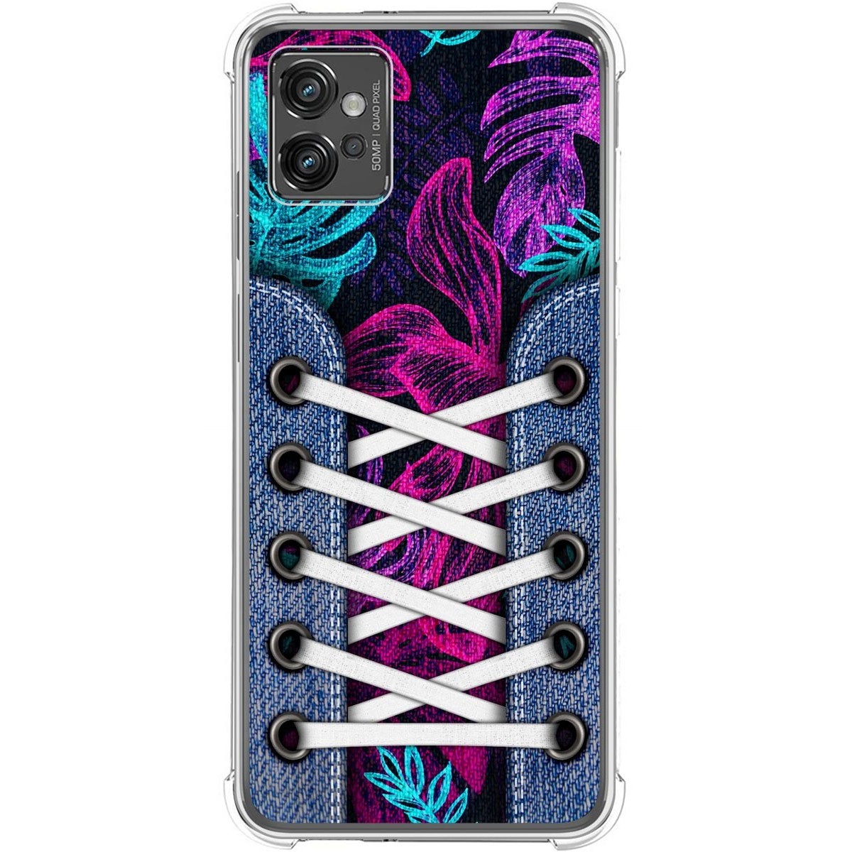 Funda Silicona Antigolpes para Motorola Moto G32 diseño Zapatillas 07 Dibujos