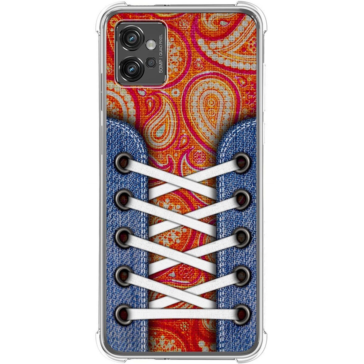Funda Silicona Antigolpes para Motorola Moto G32 diseño Zapatillas 10 Dibujos