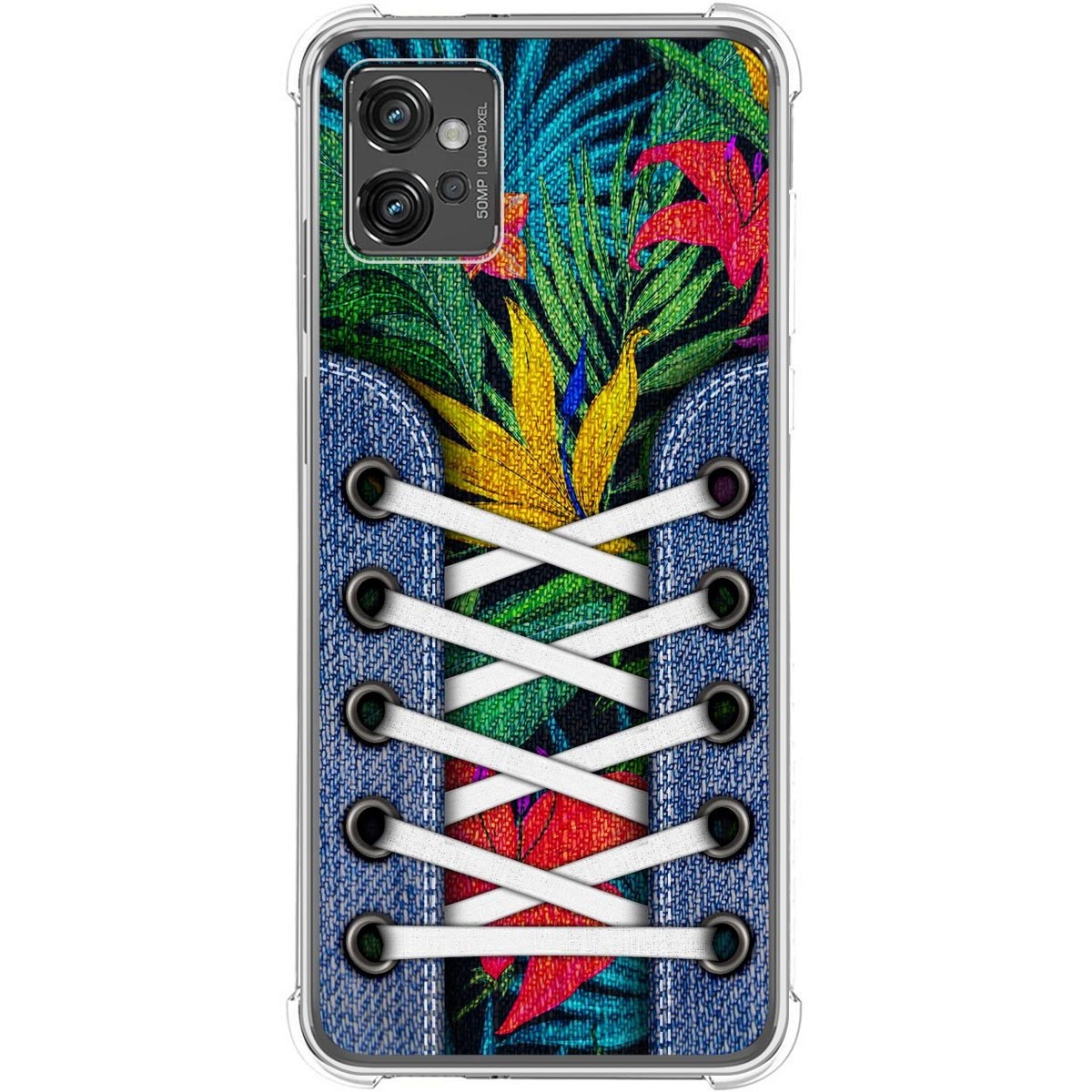 Funda Silicona Antigolpes para Motorola Moto G32 diseño Zapatillas 12 Dibujos