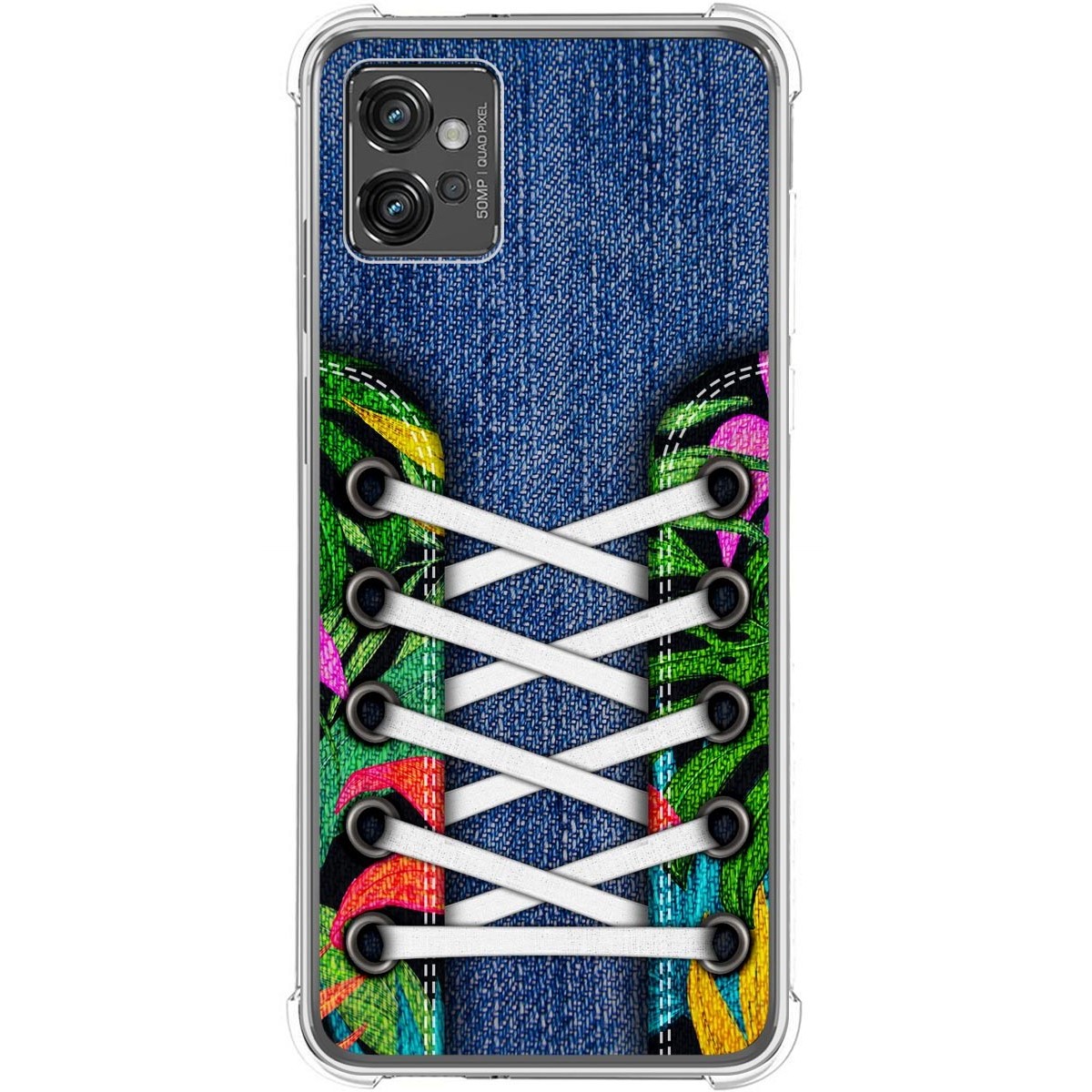 Funda Silicona Antigolpes para Motorola Moto G32 diseño Zapatillas 13 Dibujos