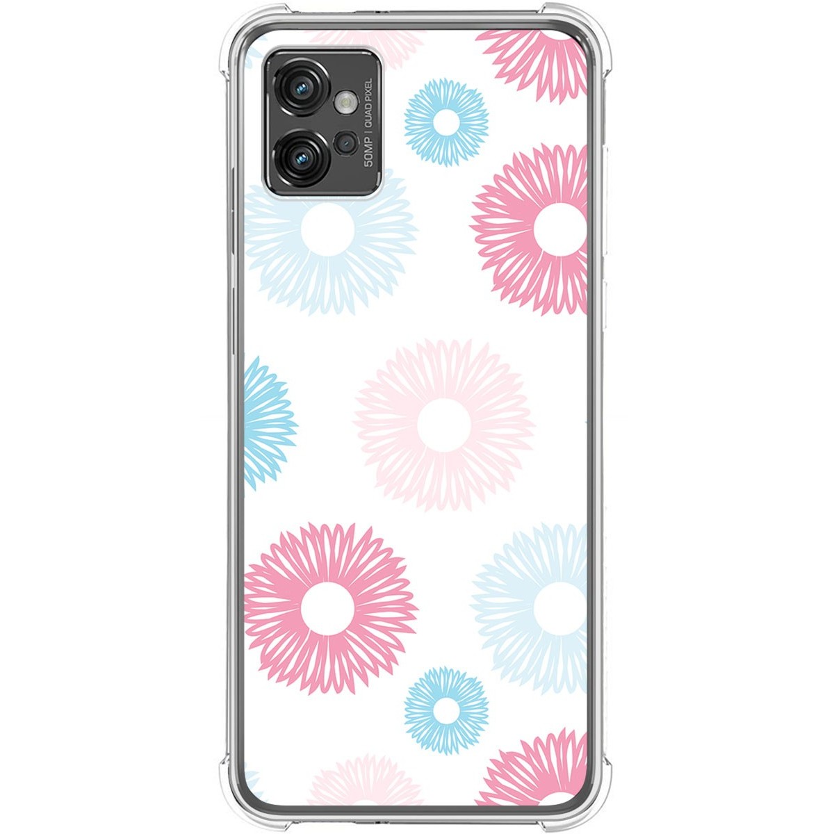 Funda Silicona Antigolpes para Motorola Moto G32 diseño Flores 06 Dibujos