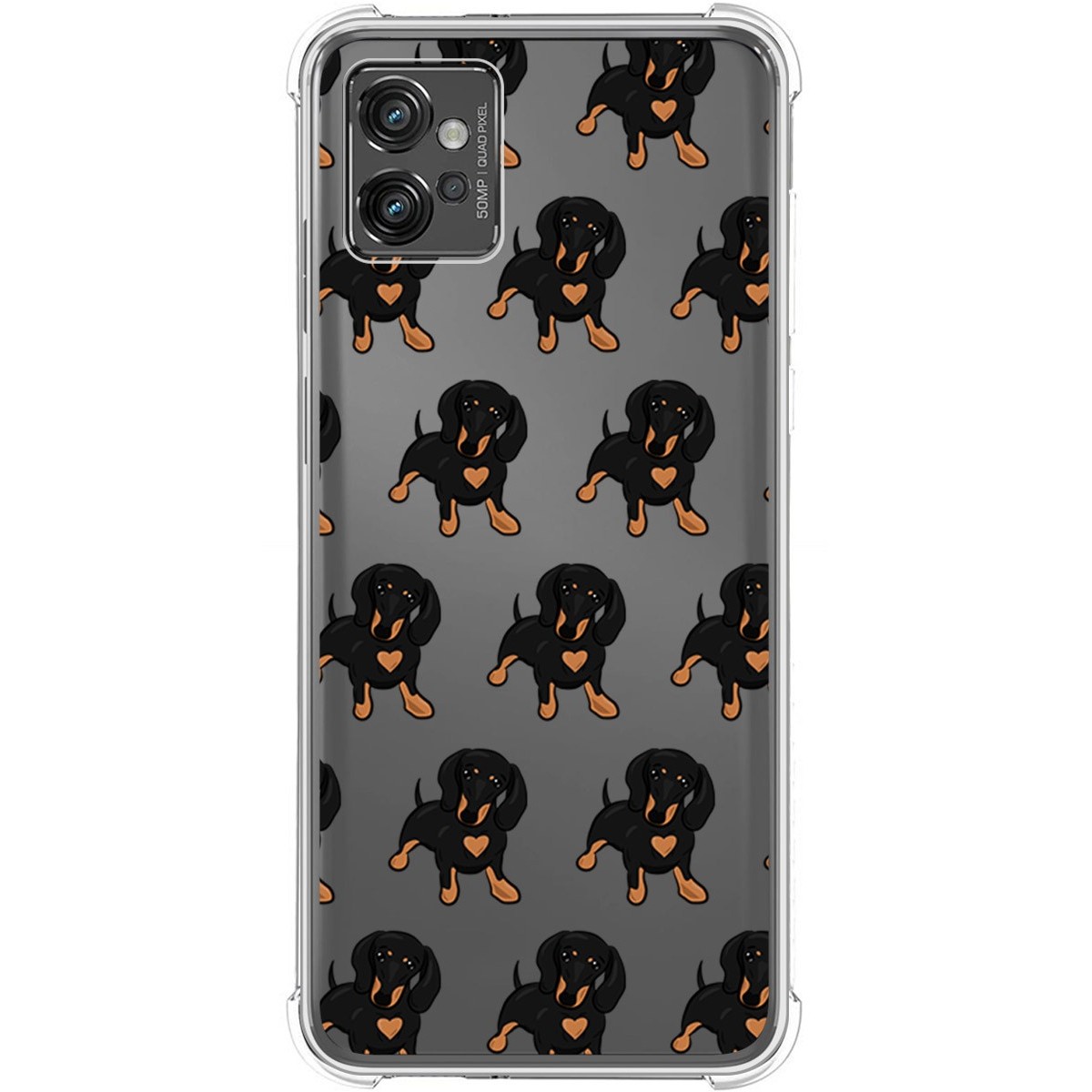 Funda Silicona Antigolpes para Motorola Moto G32 diseño Perros 10 Dibujos