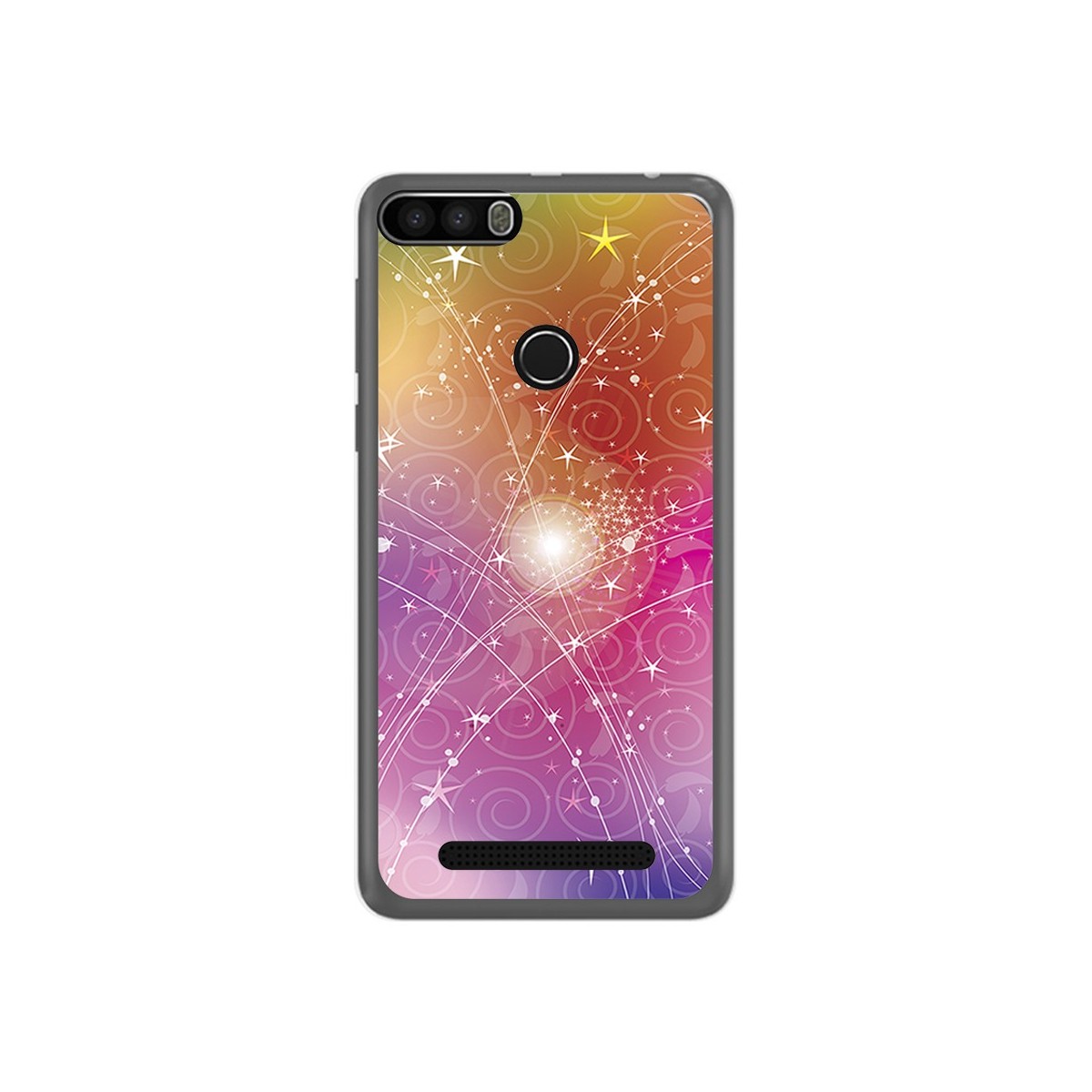 Funda Gel Tpu para Leagoo Kiicaa Power Diseño Abstracto Dibujos