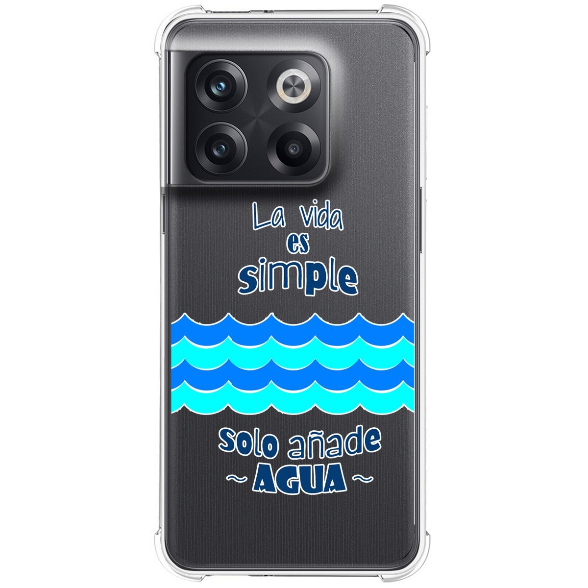 Funda Silicona Antigolpes para Oneplus 10T 5G diseño Agua Dibujos