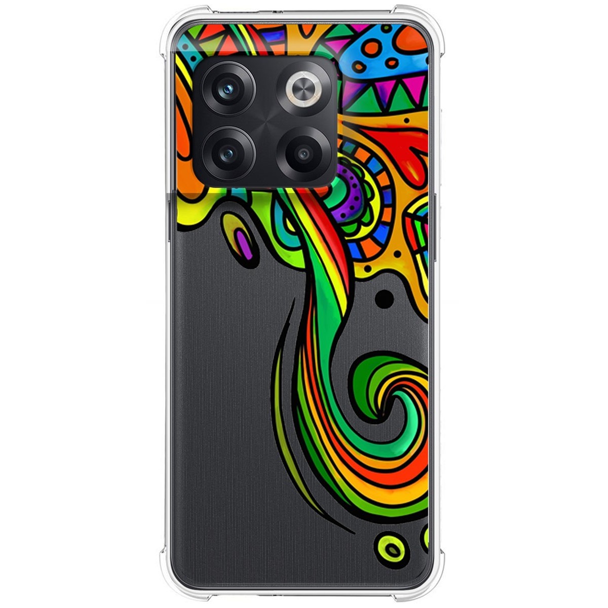 Funda Silicona Antigolpes para Oneplus 10T 5G diseño Colores Dibujos