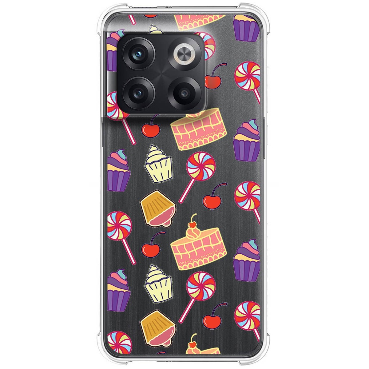 Funda Silicona Antigolpes para Oneplus 10T 5G diseño Dulces 01 Dibujos
