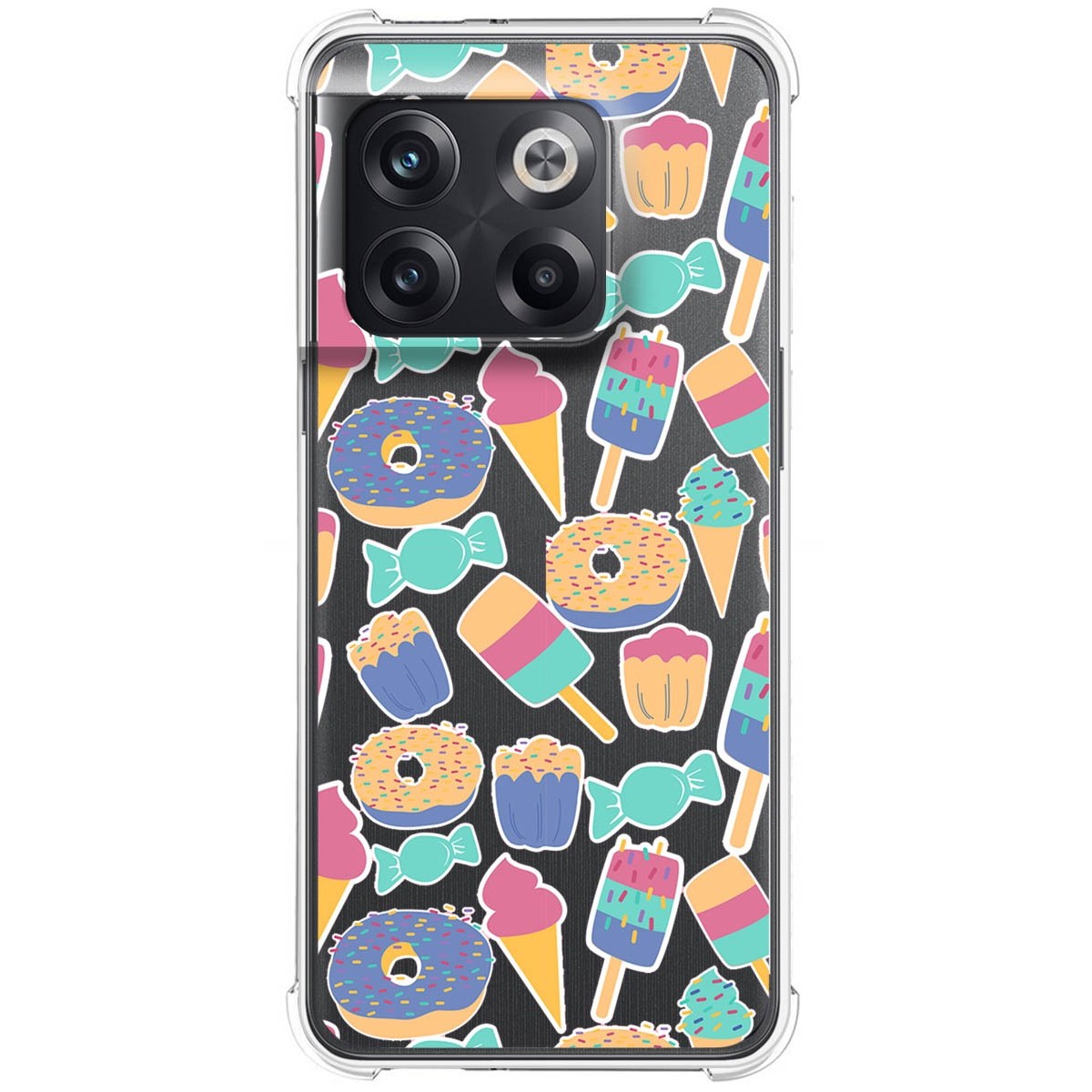 Funda Silicona Antigolpes para Oneplus 10T 5G diseño Dulces 02 Dibujos