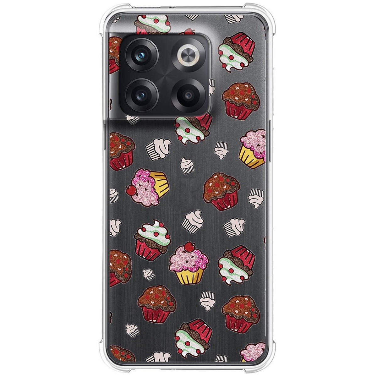 Funda Silicona Antigolpes para Oneplus 10T 5G diseño Muffins Dibujos