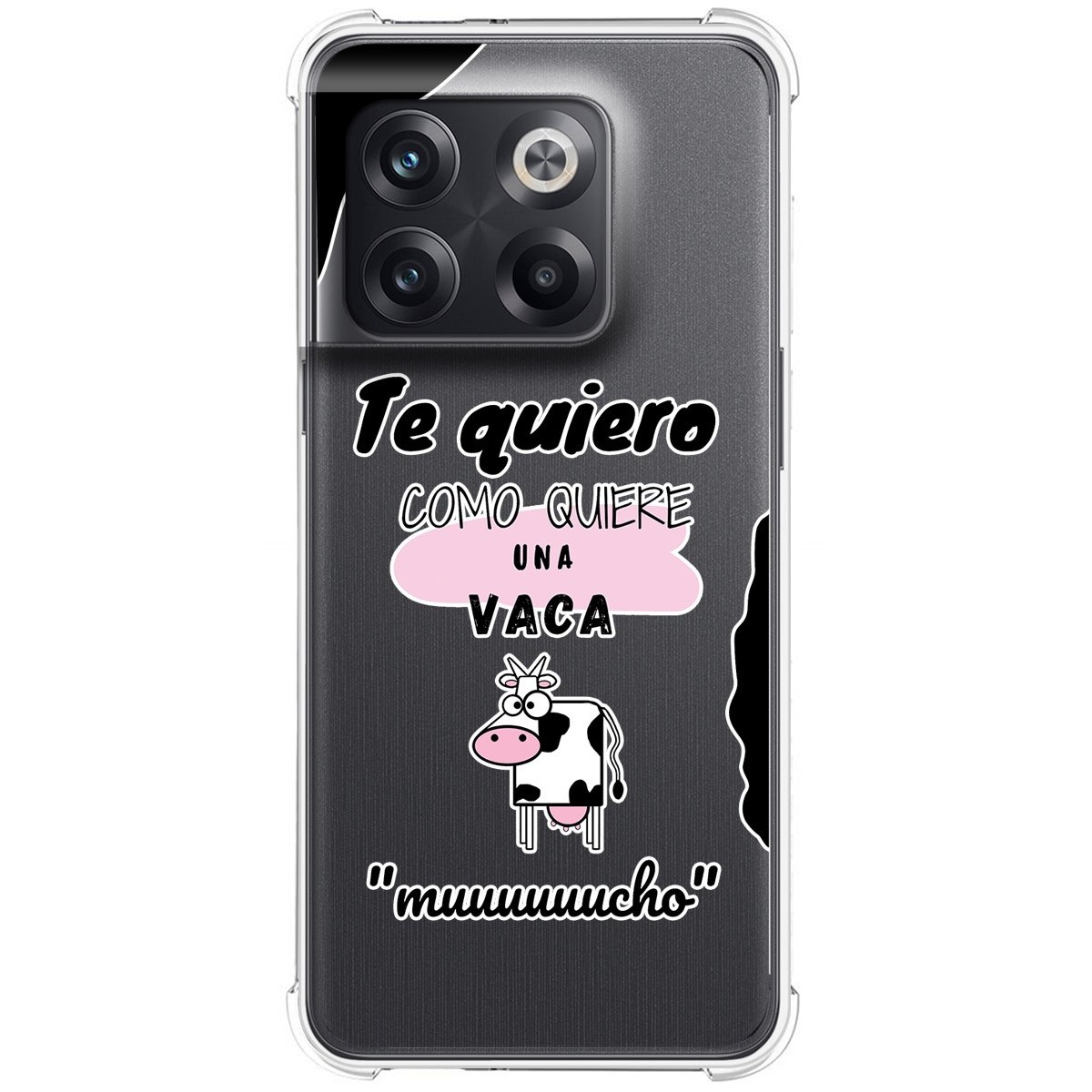 Funda Silicona Antigolpes para Oneplus 10T 5G diseño Vaca Dibujos