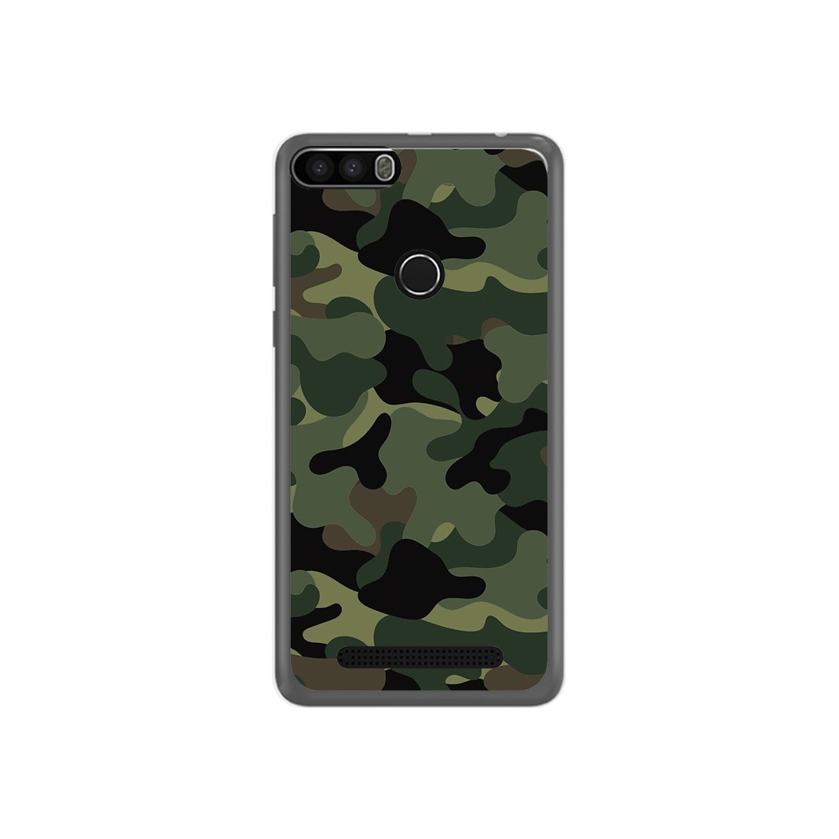 Funda Gel Tpu para Leagoo Kiicaa Power Diseño Camuflaje Dibujos