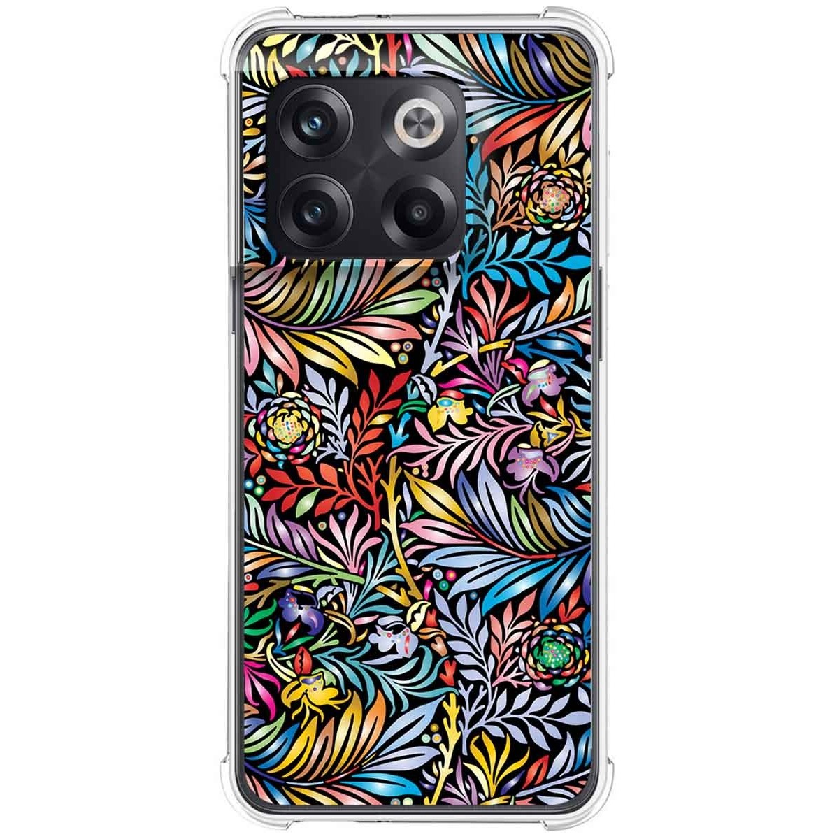 Funda Silicona Antigolpes para Oneplus 10T 5G diseño Flores 04 Dibujos