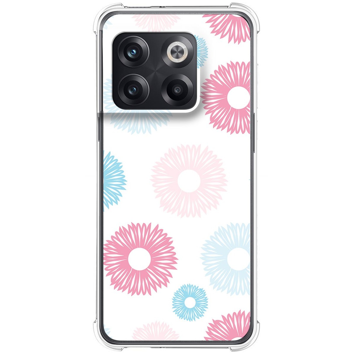 Funda Silicona Antigolpes para Oneplus 10T 5G diseño Flores 06 Dibujos