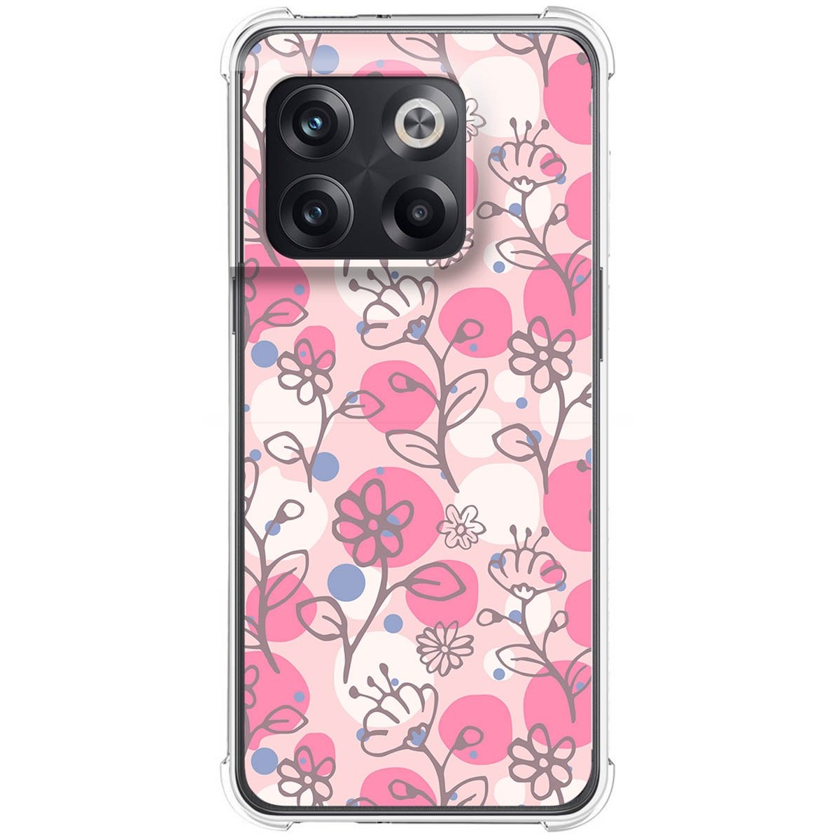 Funda Silicona Antigolpes para Oneplus 10T 5G diseño Flores 07 Dibujos