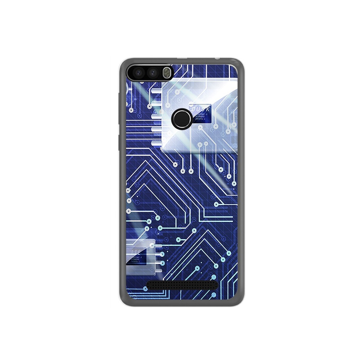 Funda Gel Tpu para Leagoo Kiicaa Power Diseño Circuito Dibujos