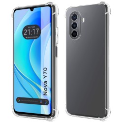 Funda Silicona Antigolpes Transparente para Huawei Nova Y70
