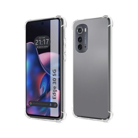 Funda Silicona Antigolpes Transparente para Motorola Moto Edge 30 5G