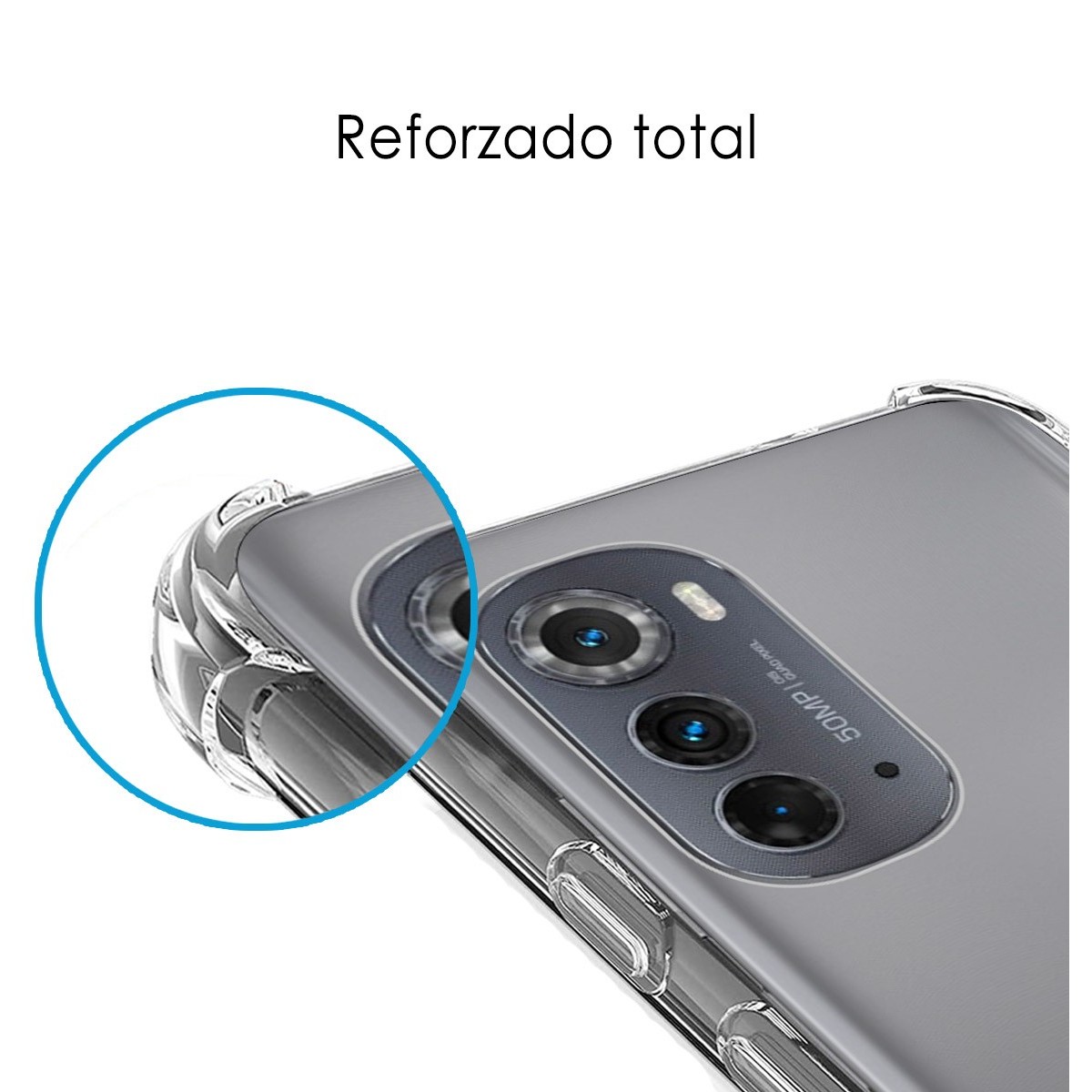 Funda Silicona Antigolpes Transparente para Motorola Moto Edge 30 5G