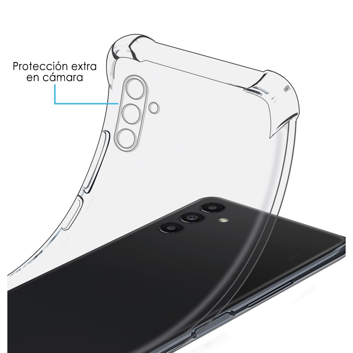Funda Silicona Antigolpes Transparente para Samsung Galaxy A13 5G